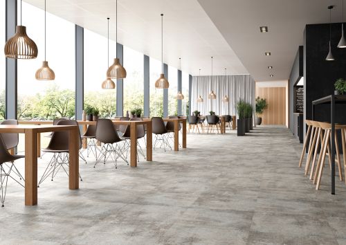 Expona 5137 Grey Stencil Concrete
